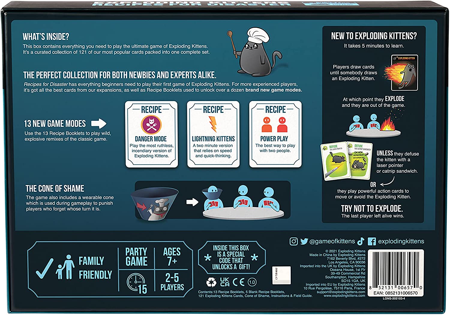 Exploding Kittens : Recipes For Disaster